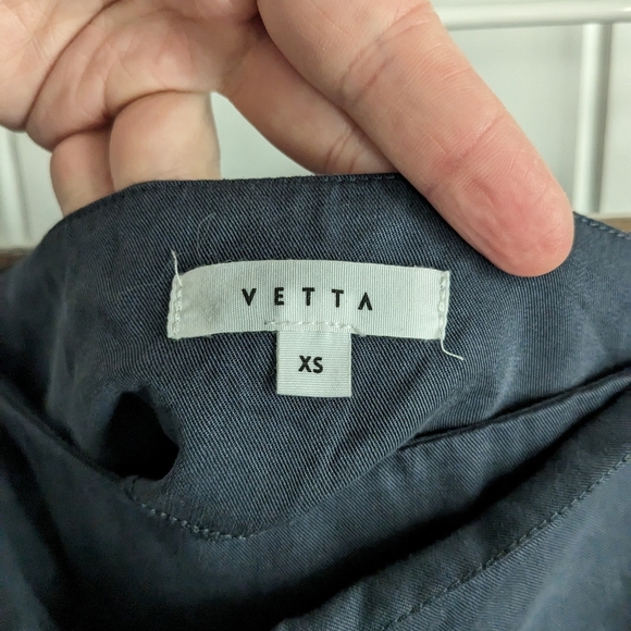 Vetta Capsule Wardrobe Wrap Skirt Skort (missing shorts) Women's XS Grey Black - Picture 3 of 10